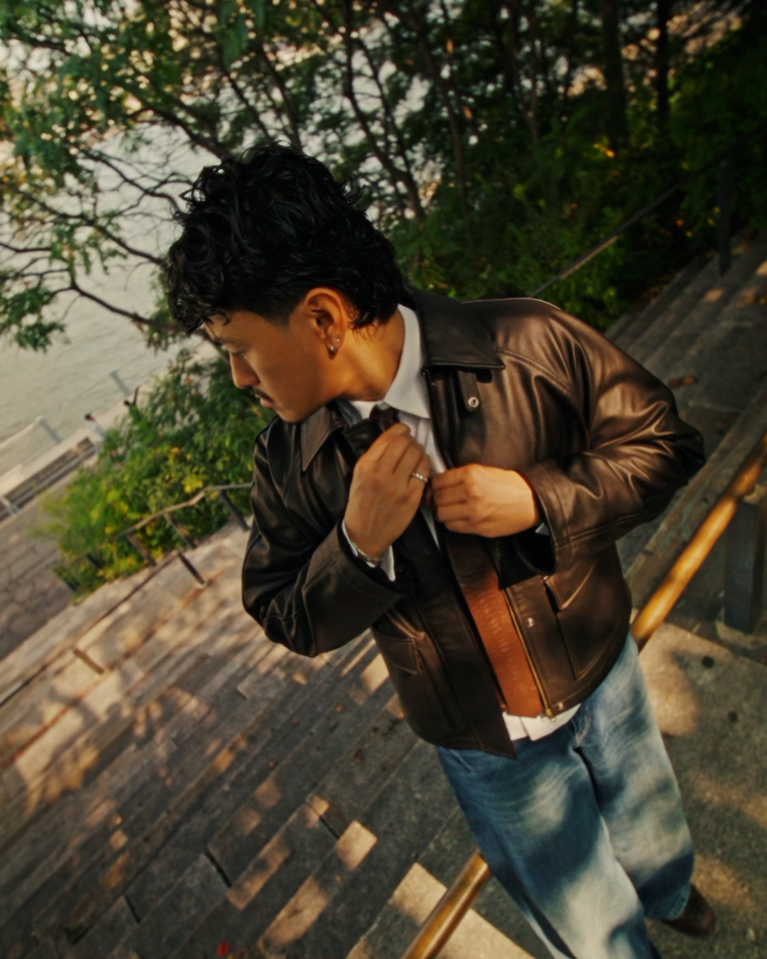 Leather A2 'Blouson' Jacket