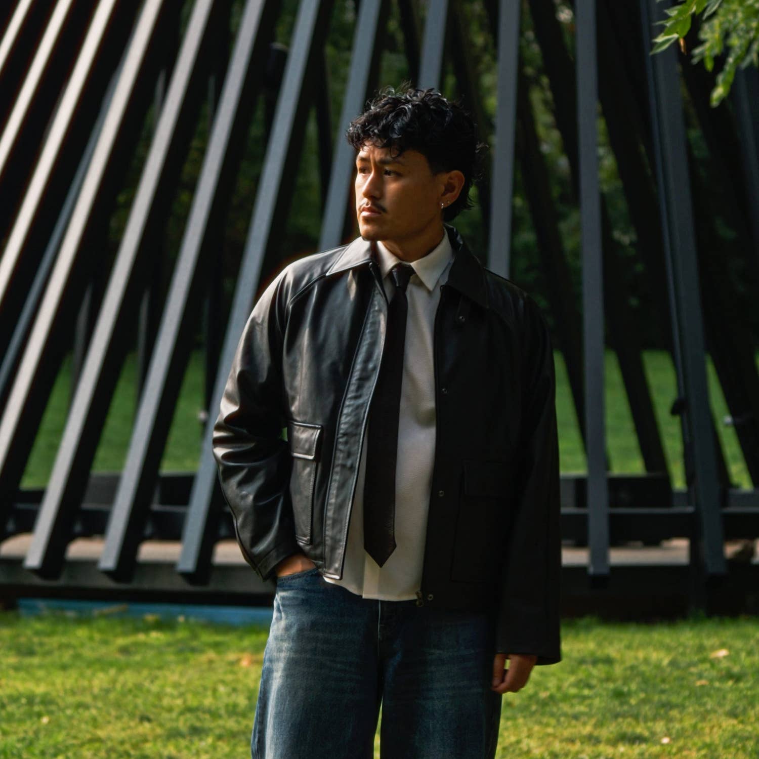 Leather A2 'Blouson' Jacket