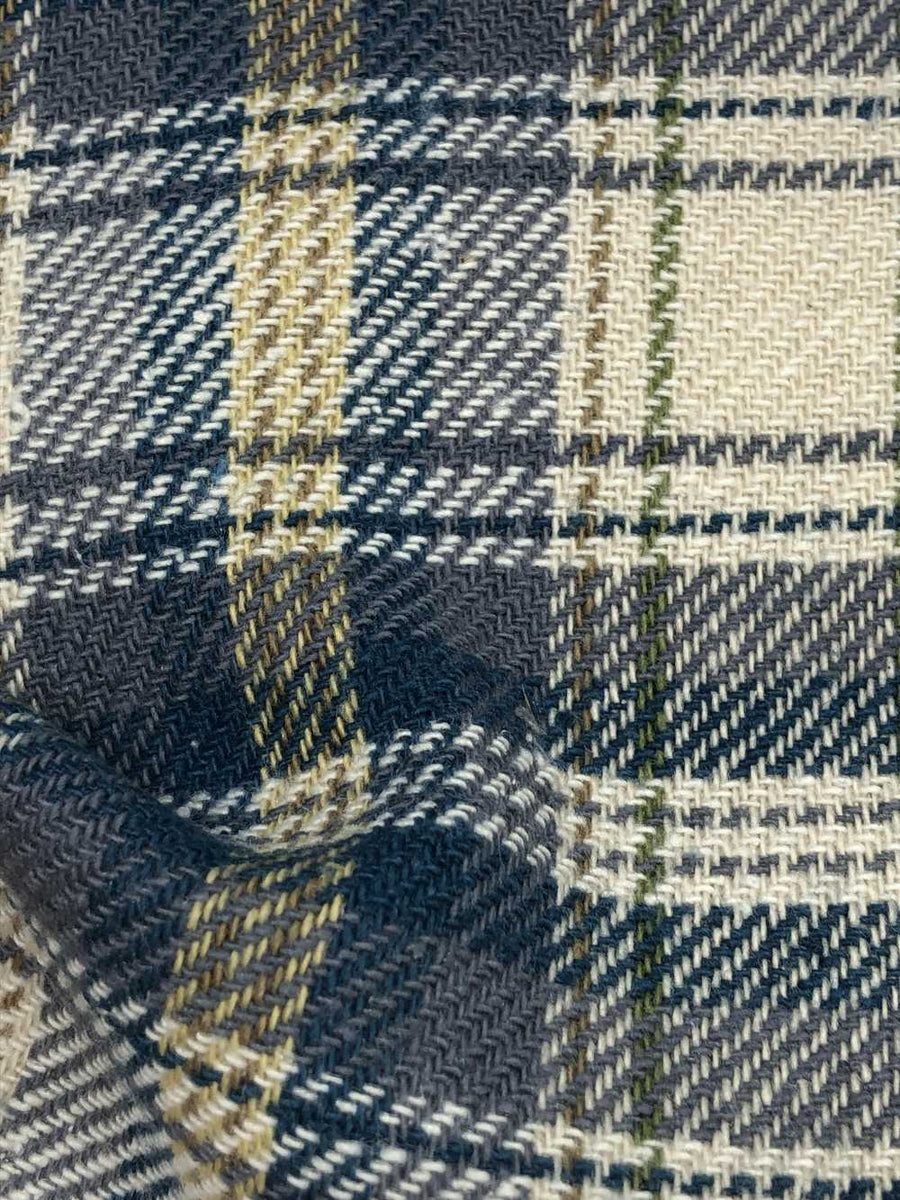 Cotton Silk Checkered Nep
