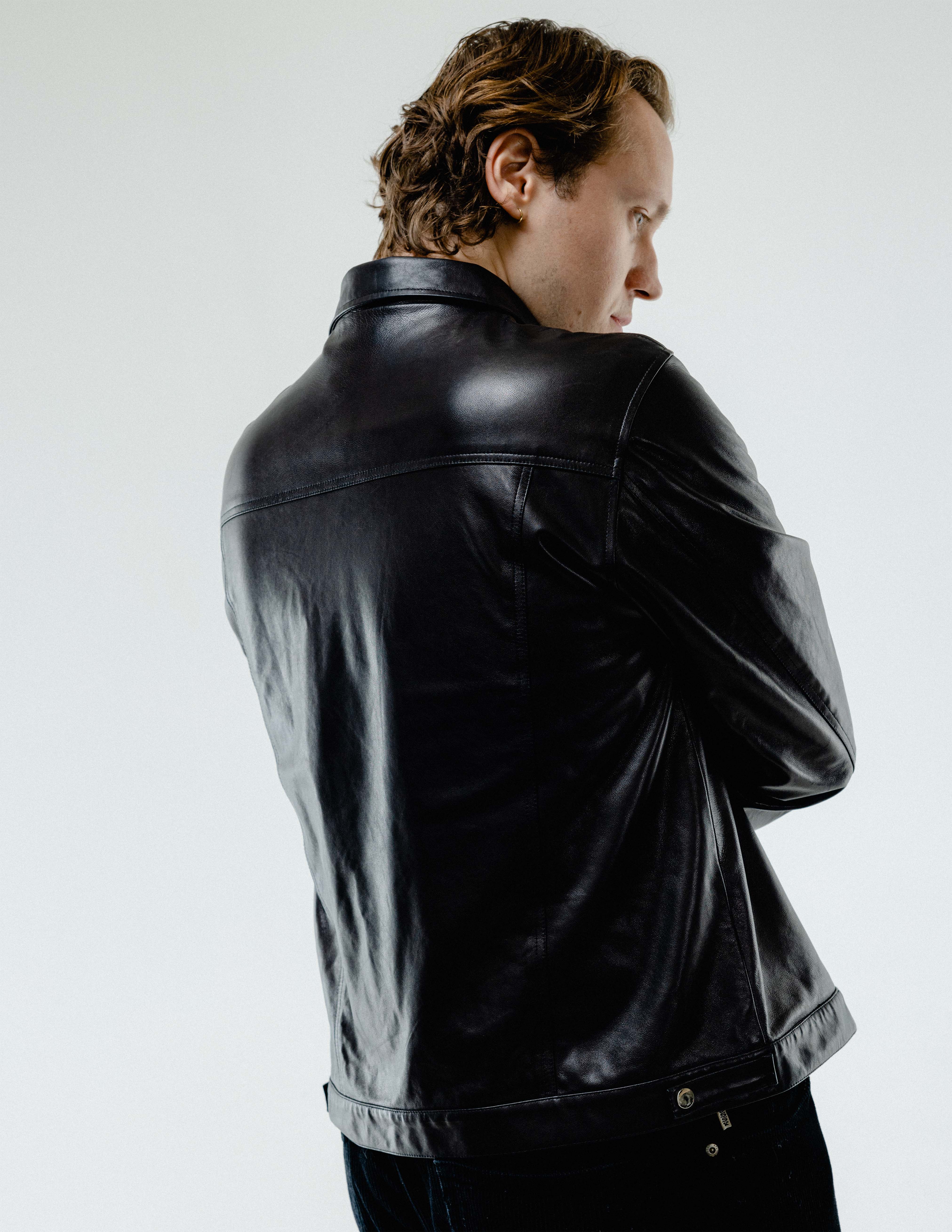 Italian Lambskin Trucker Jacket