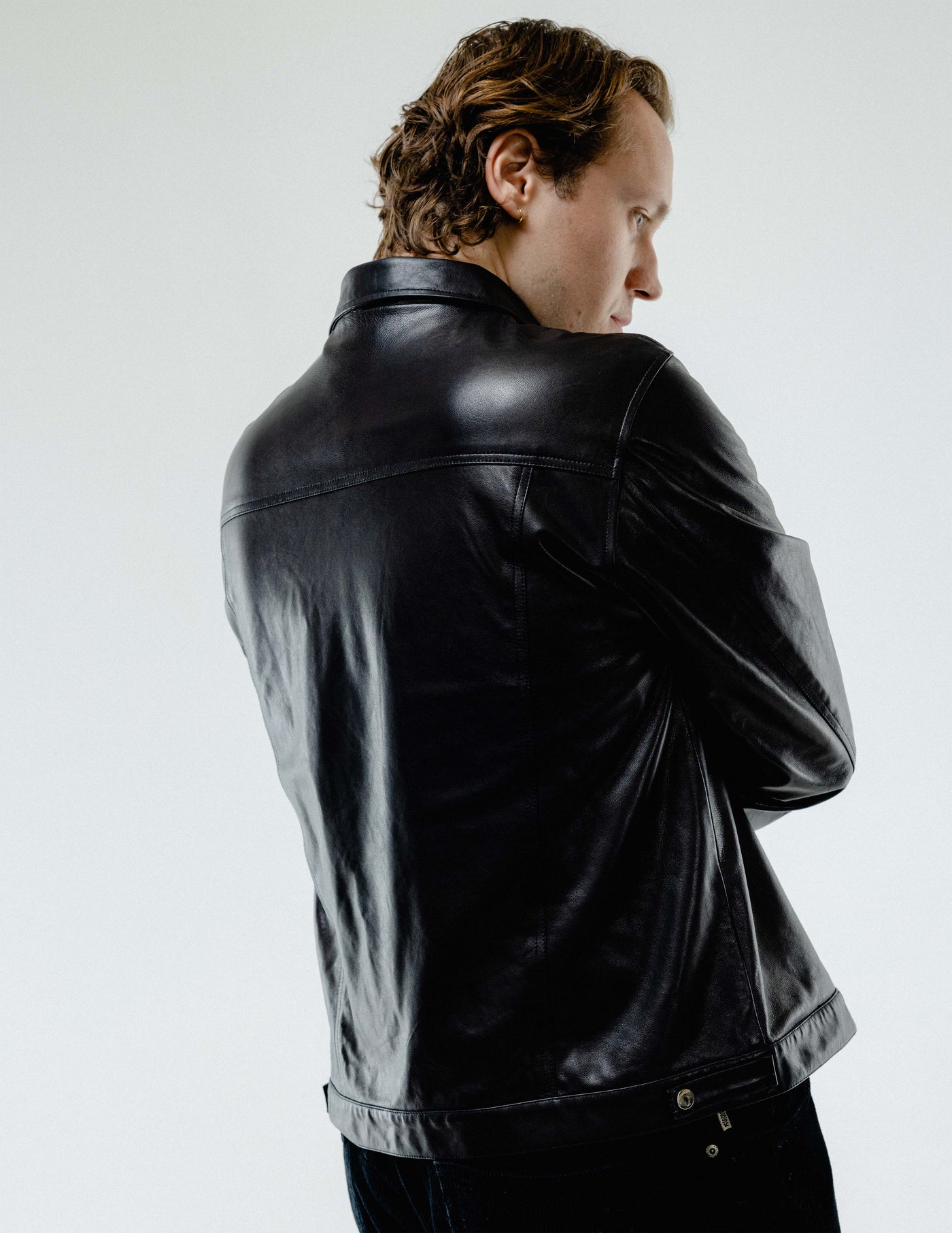 Italian Lambskin Trucker Jacket