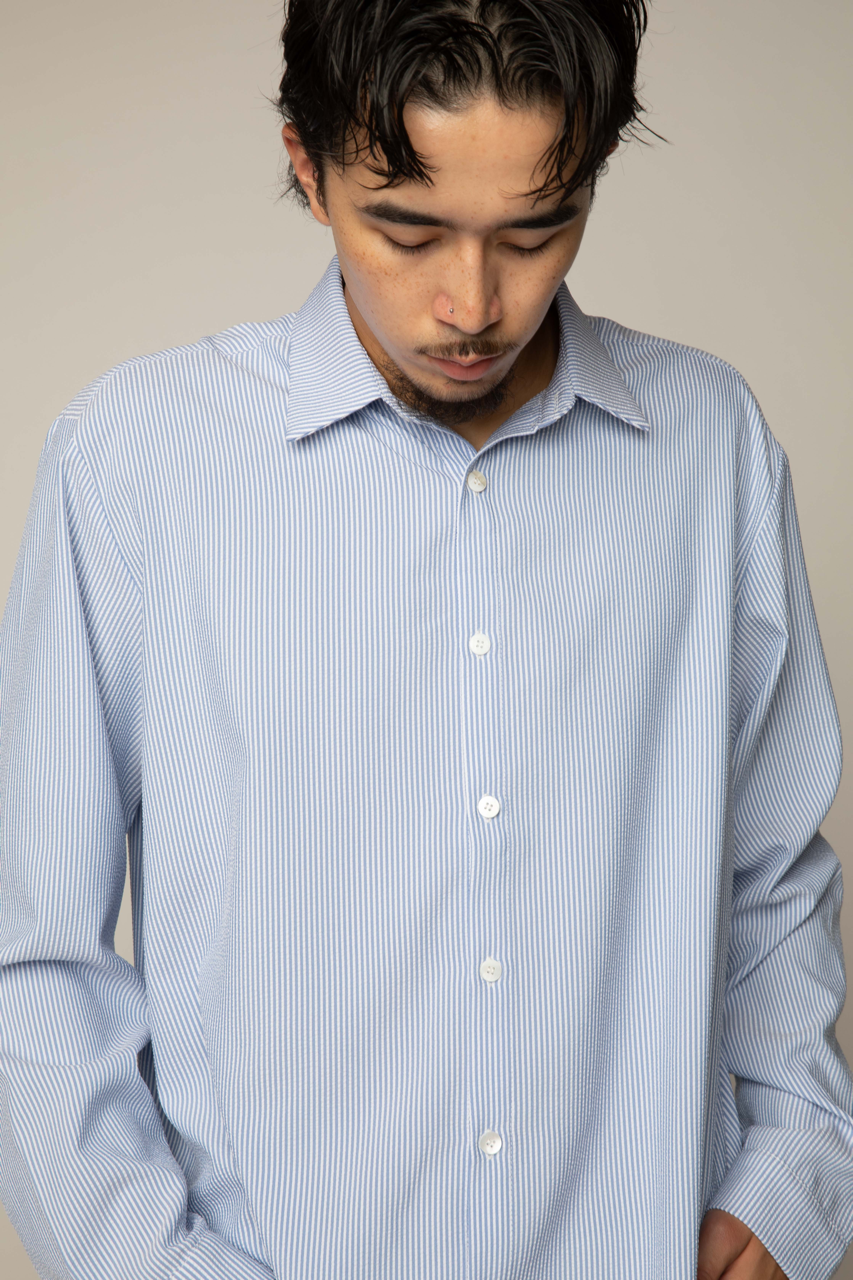 Japanese Seersucker Oxford (Pinstripe)