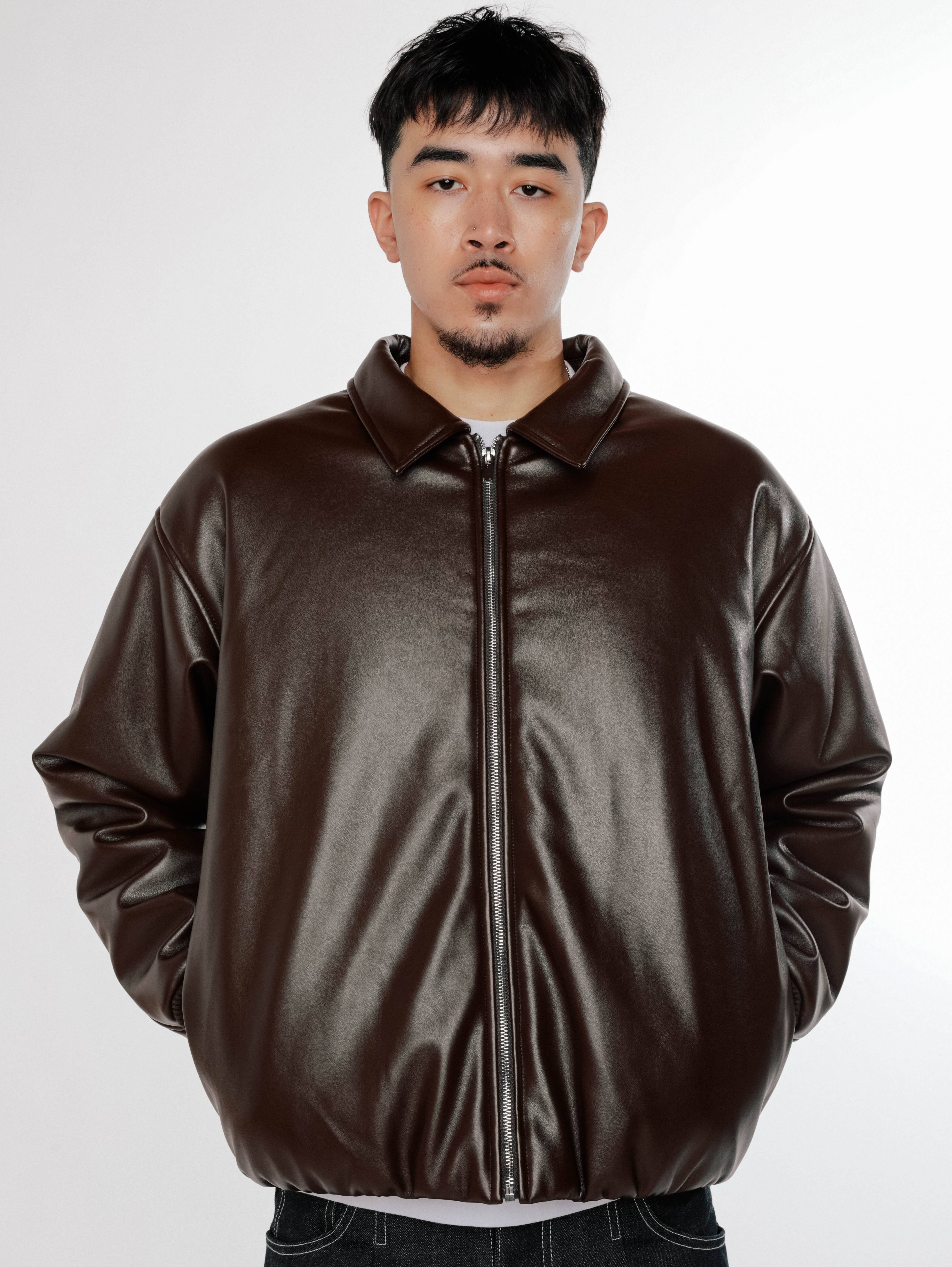 Round Jacket (Brown)