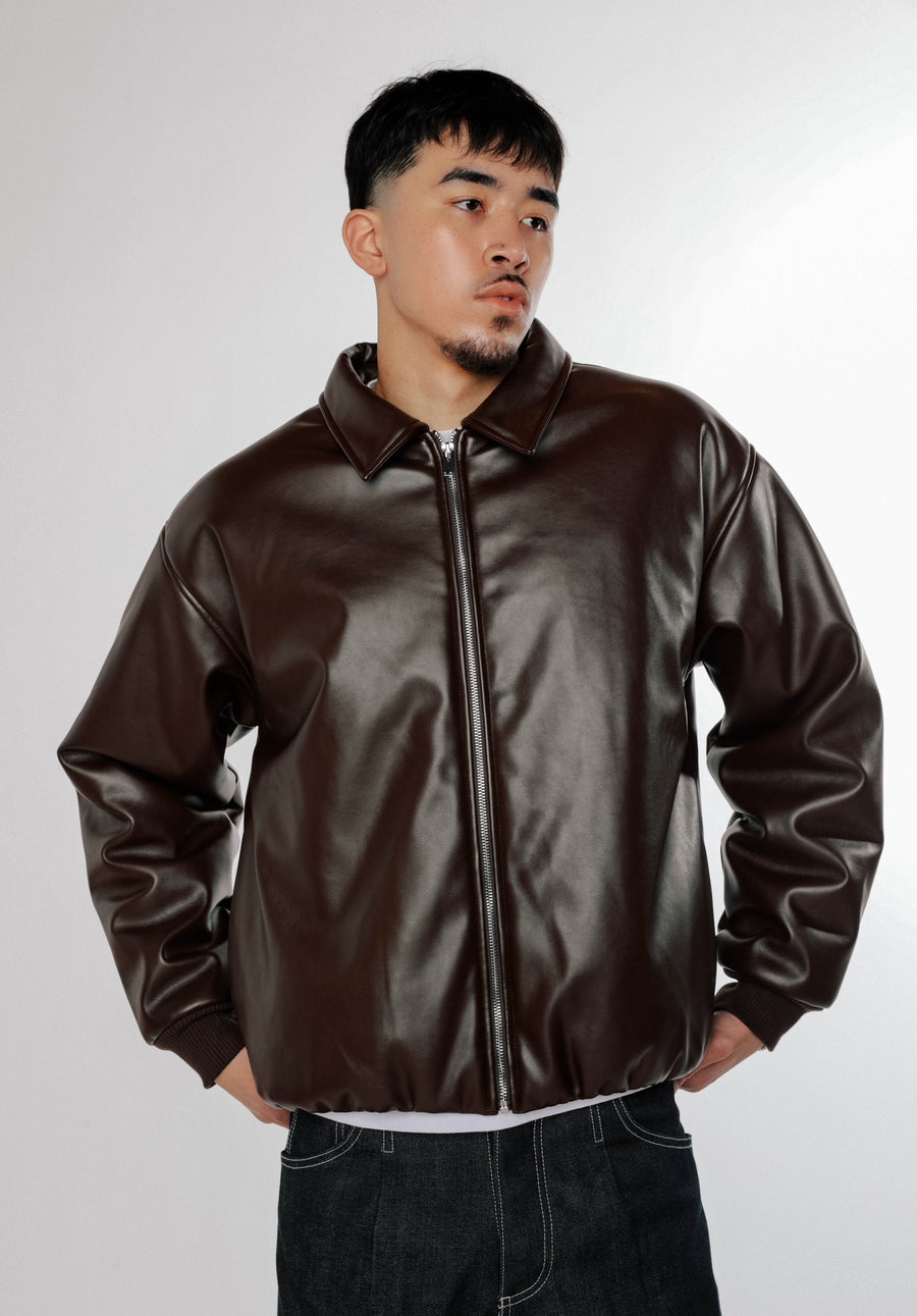 Round Jacket (Brown)