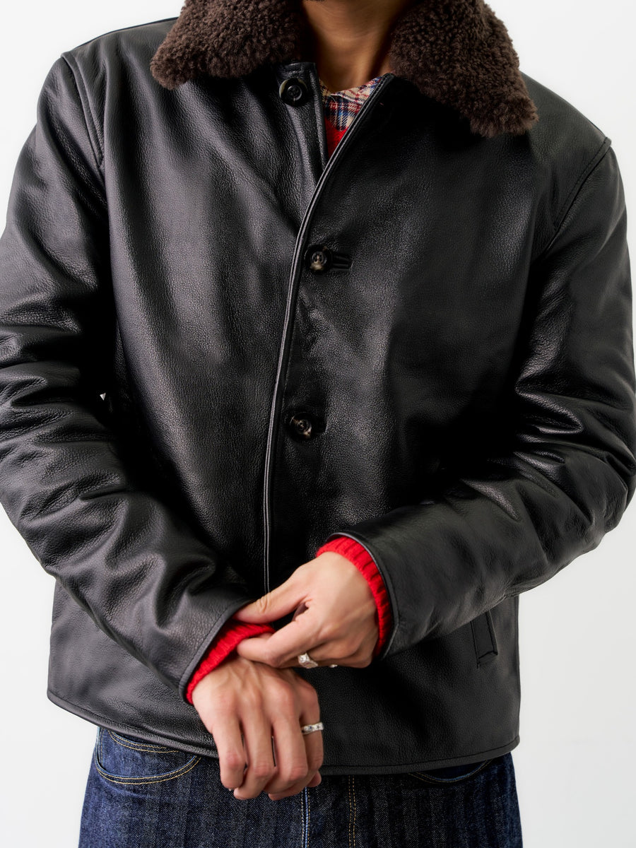 Modular Shearling Leather Blouson