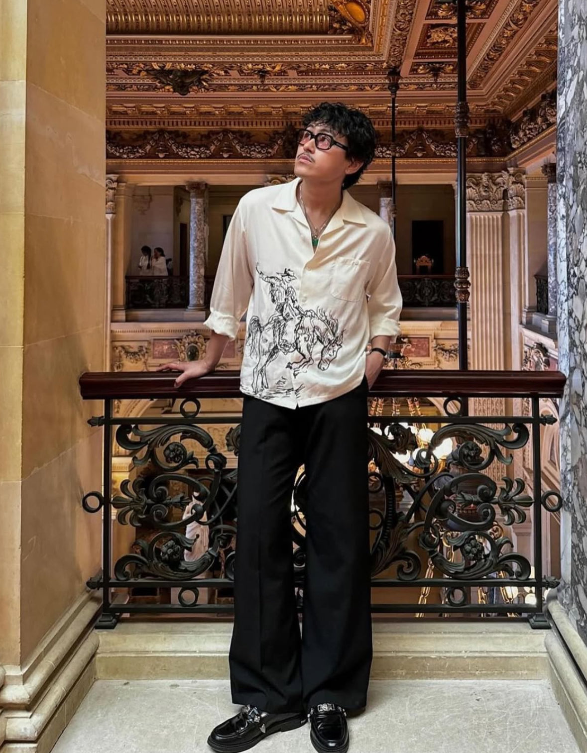 Tencel Cowboy Long-Sleeve Button Up