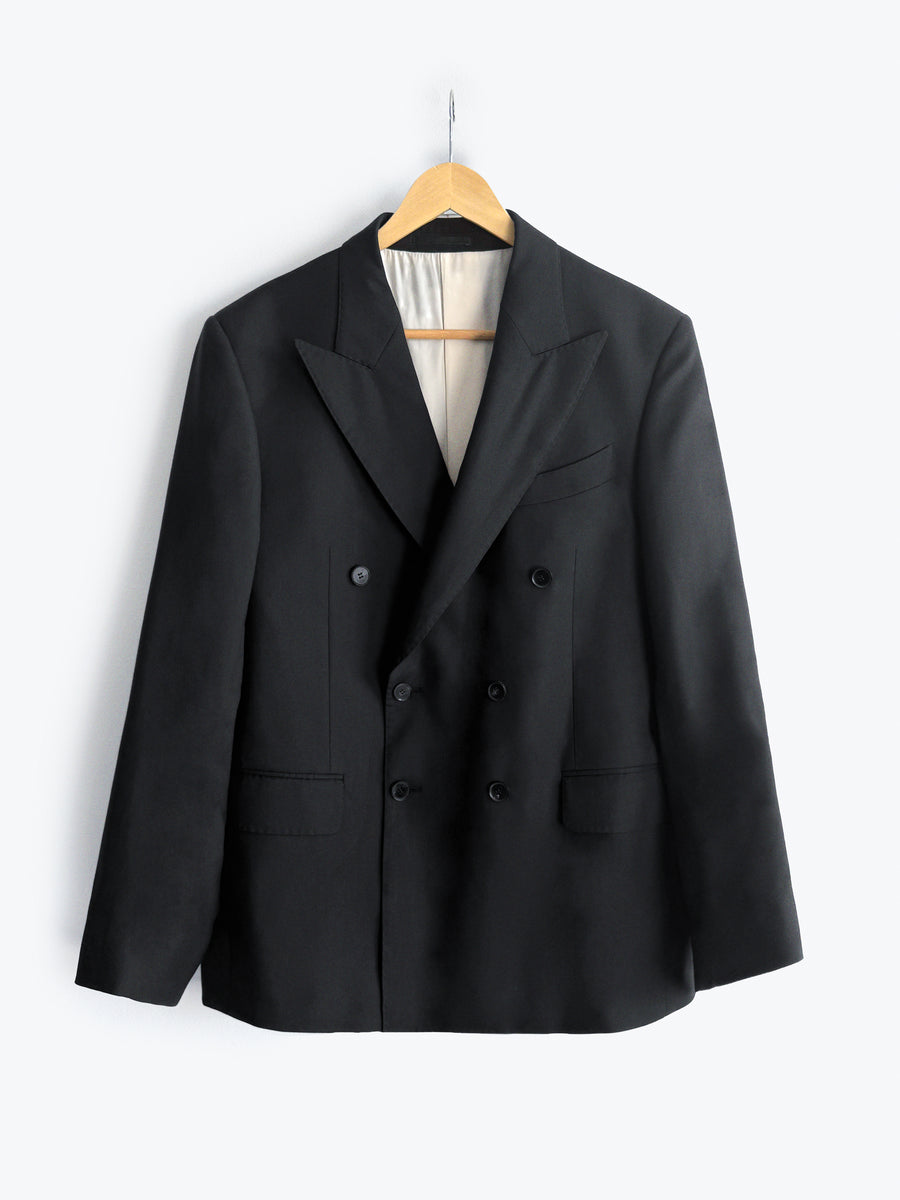 Double-Breasted Wool Jacket (Super 140s)