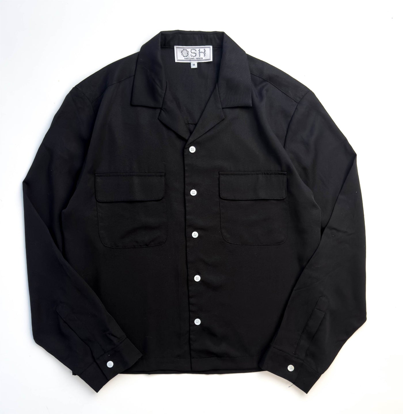 Tencel Double Pocket Workshirt (Black)