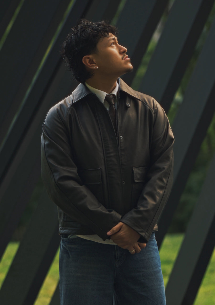 Leather A2 'Blouson' Jacket