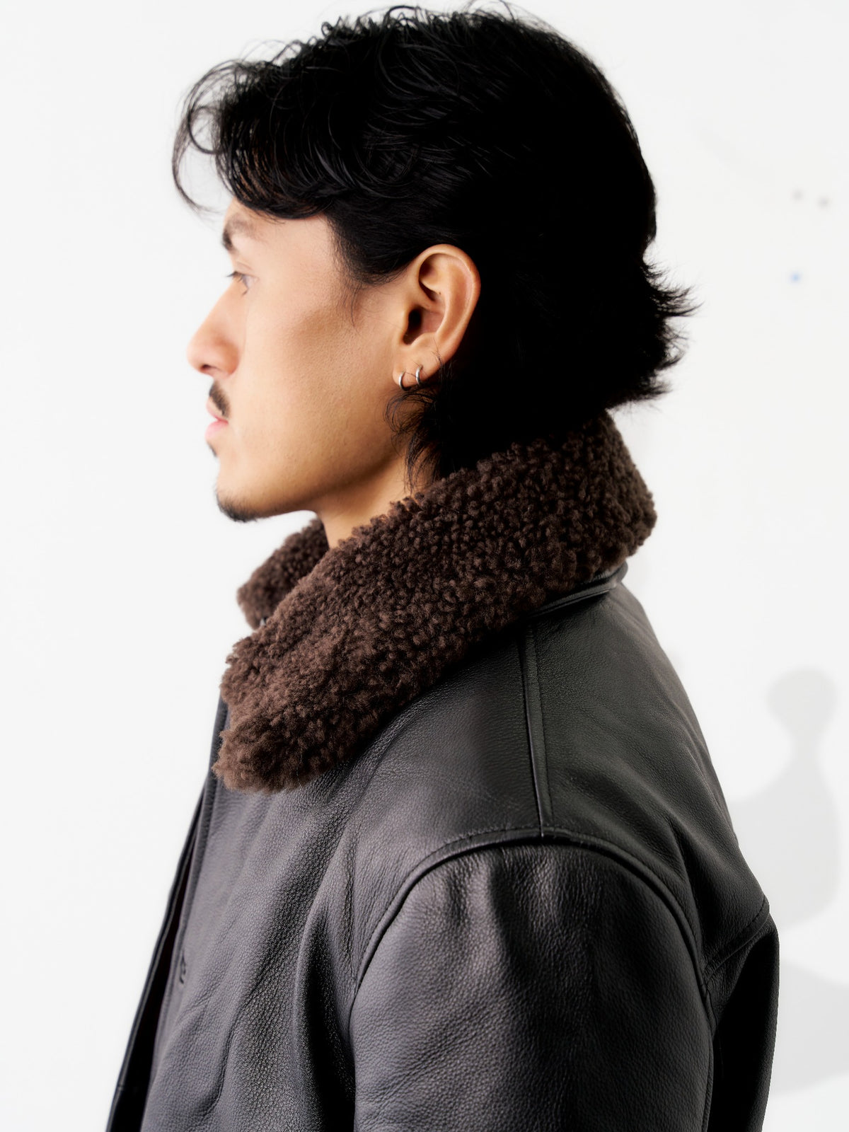 Modular Shearling Leather Blouson