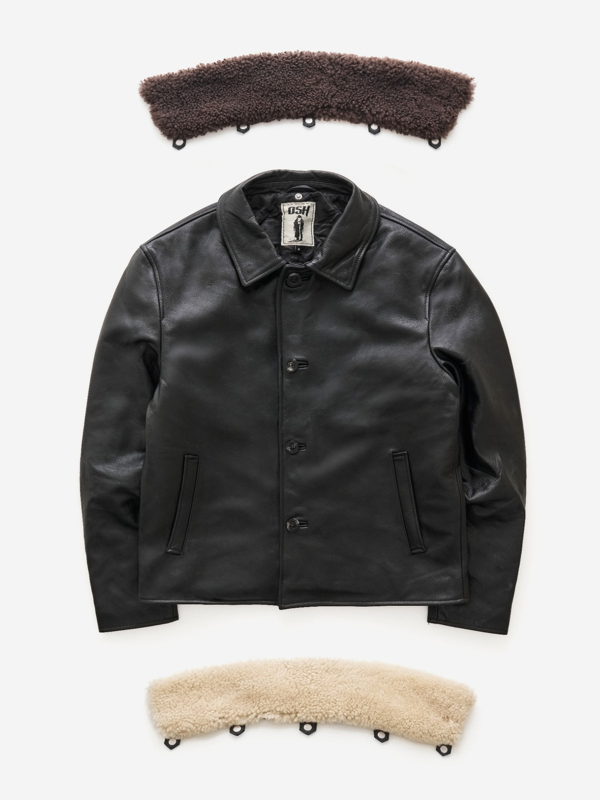 Modular Shearling Leather Blouson