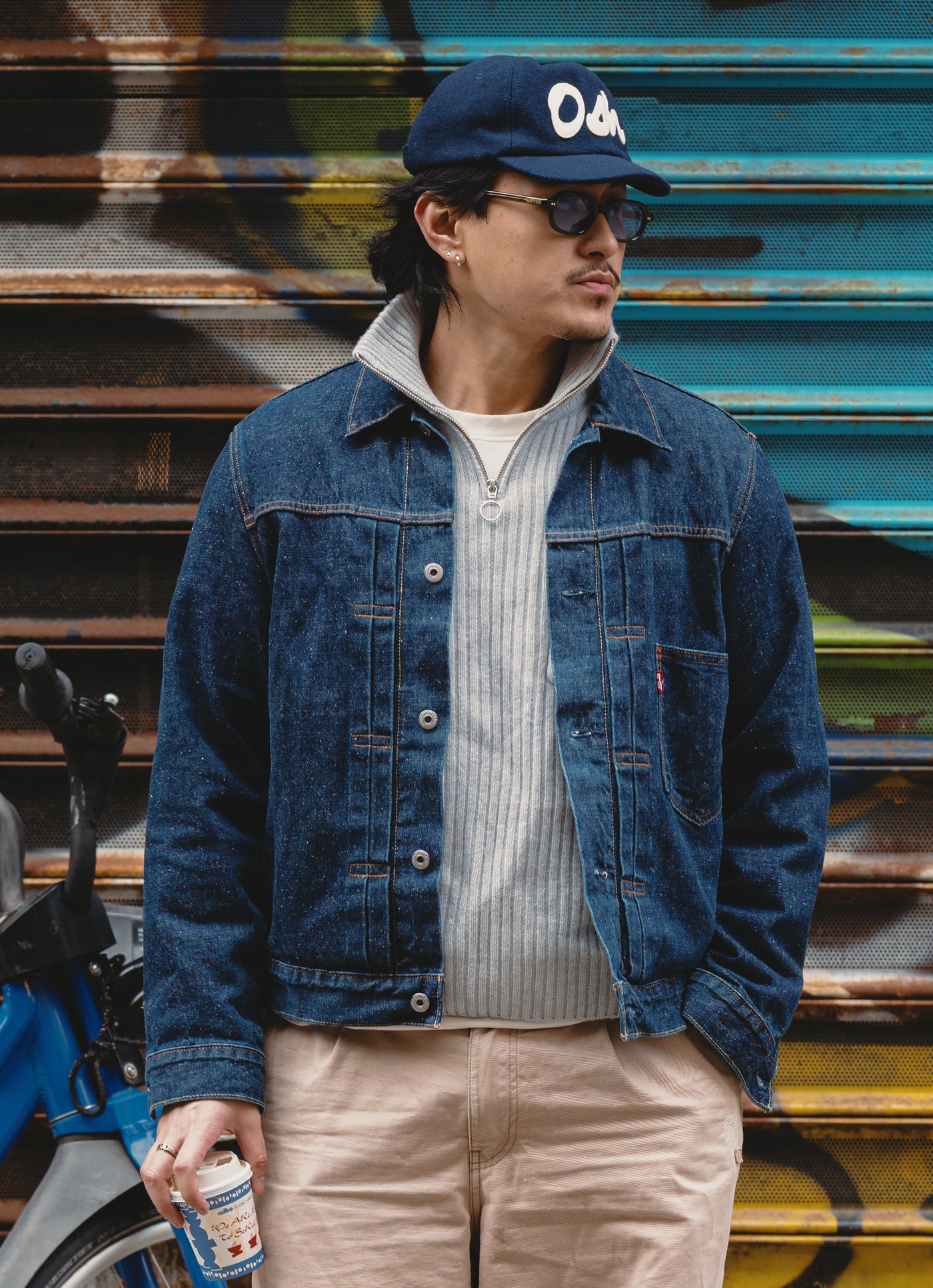 Wool Quarter Zip - Cool Grey