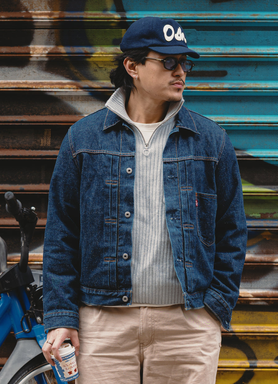 Wool Quarter Zip - Cool Grey