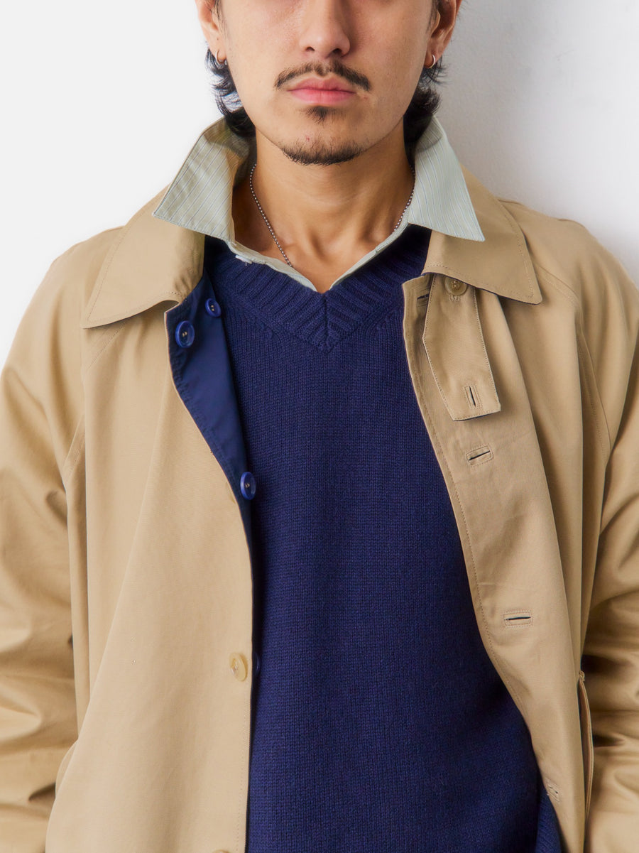 Reversible Balmacaan Coat
