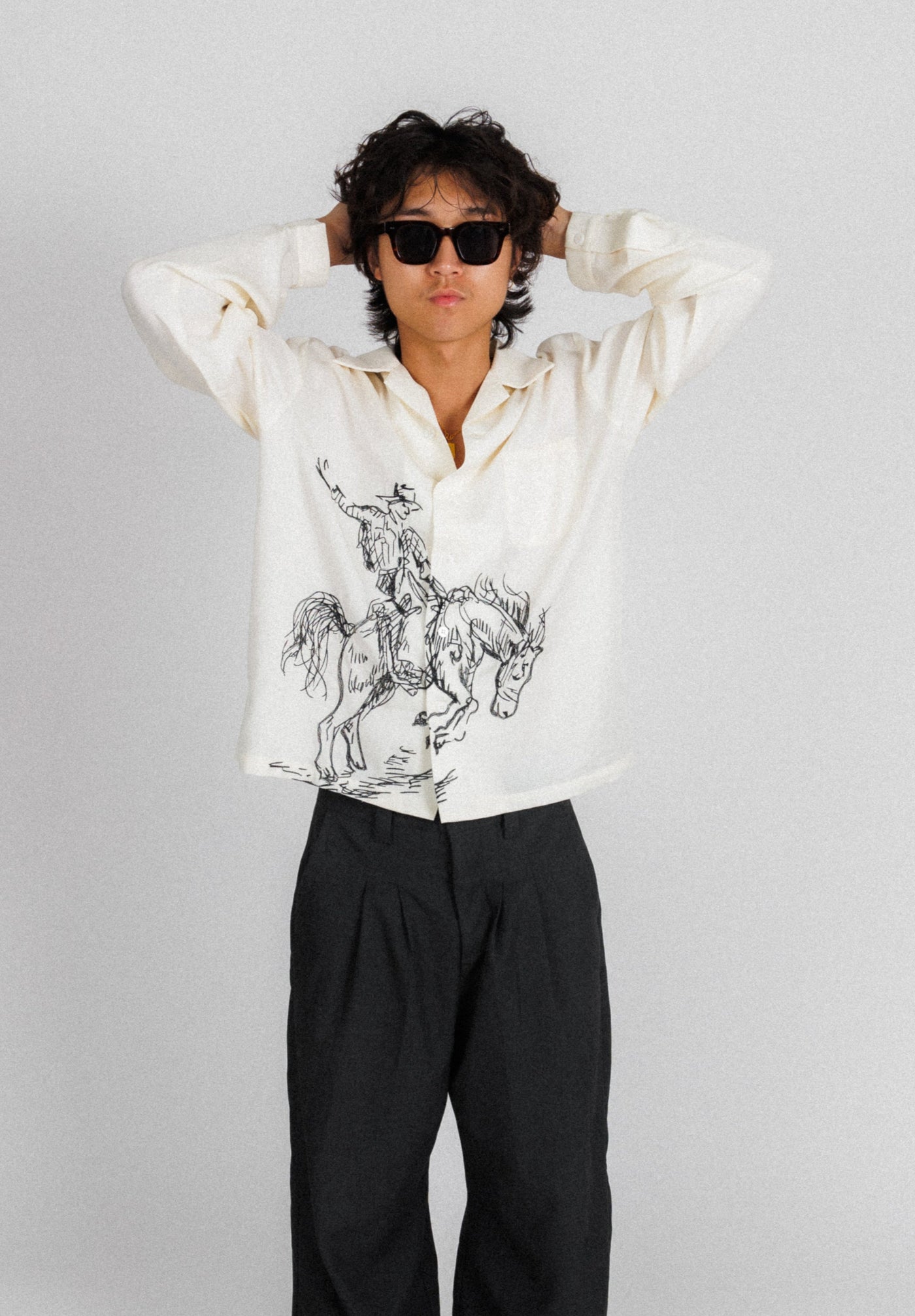 Tencel Cowboy Long-Sleeve Button Up