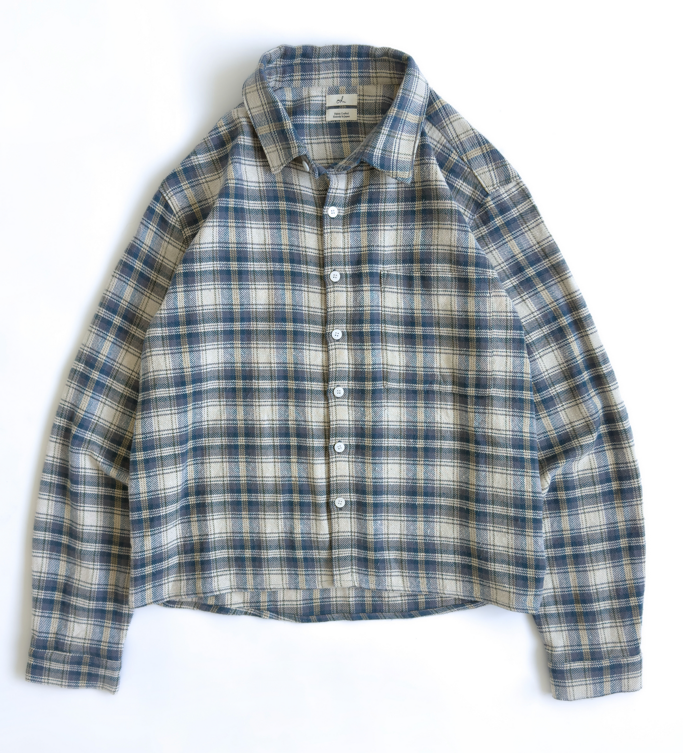 Cotton Silk Checkered Nep