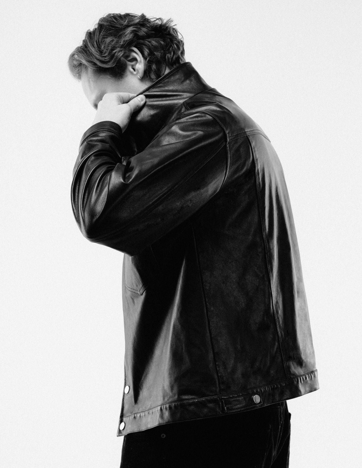 Italian Lambskin Trucker Jacket