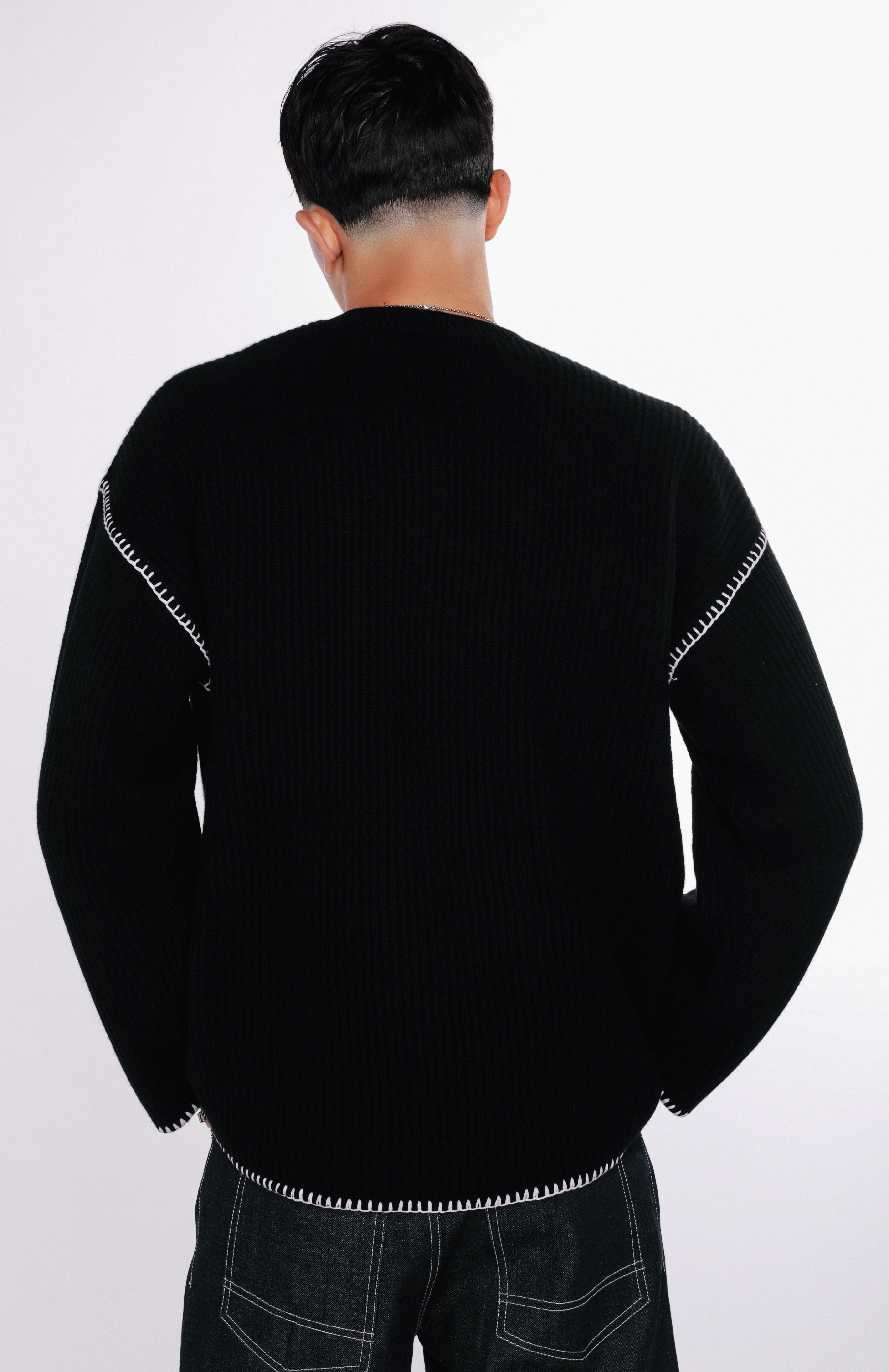 Wool Knits w/ Hand-Crafted Blanket Stitching