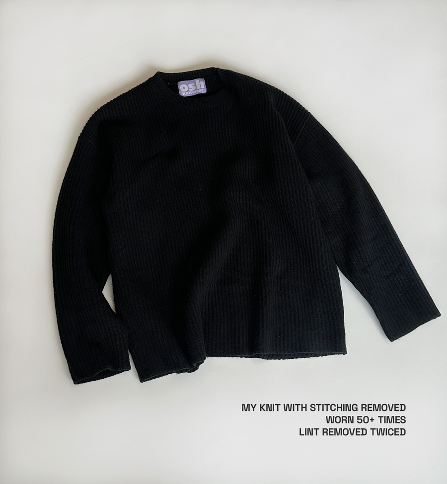 Wool Knits w/ Hand-Crafted Blanket Stitching