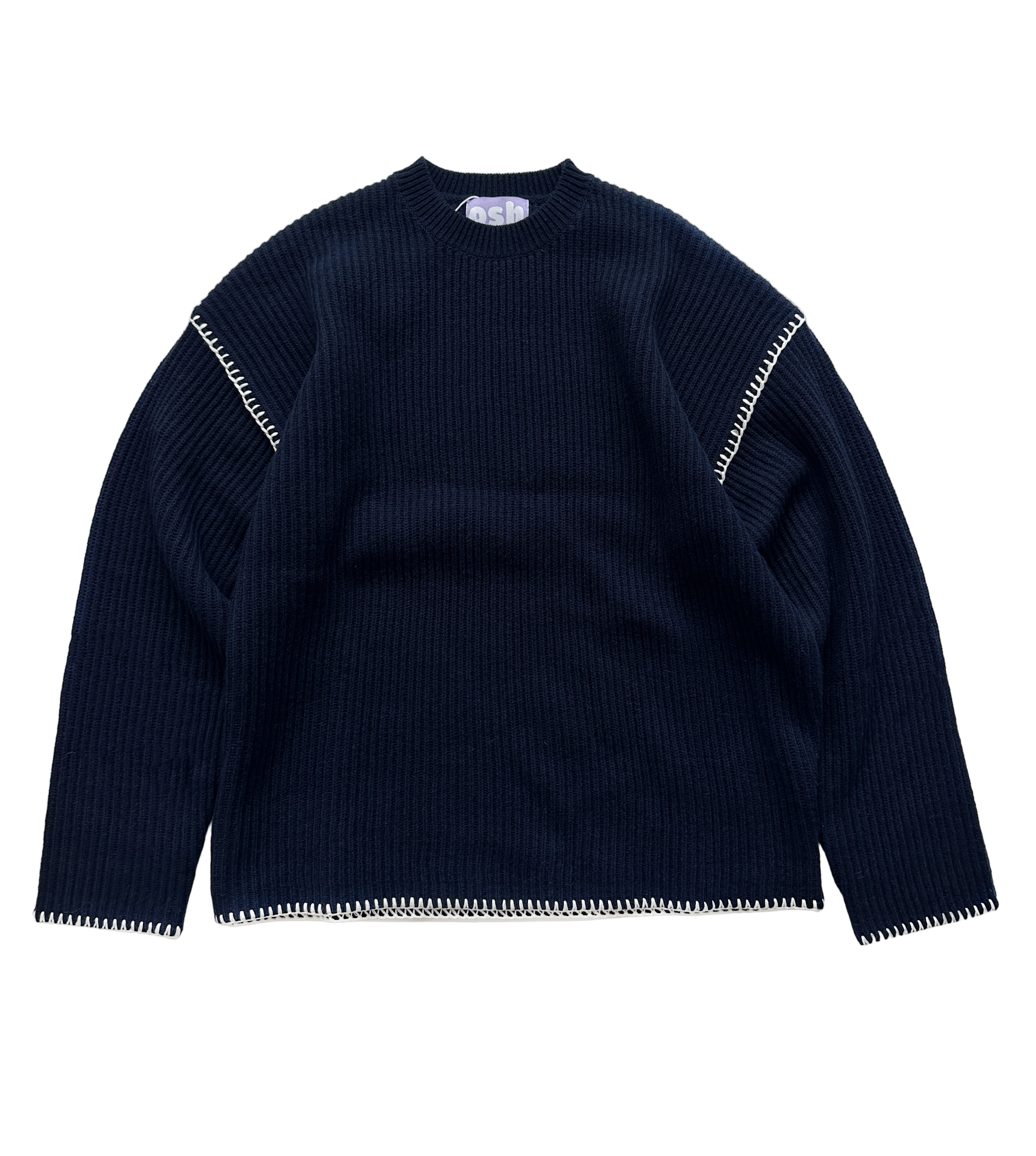 Wool Knits w/ Hand-Crafted Blanket Stitching