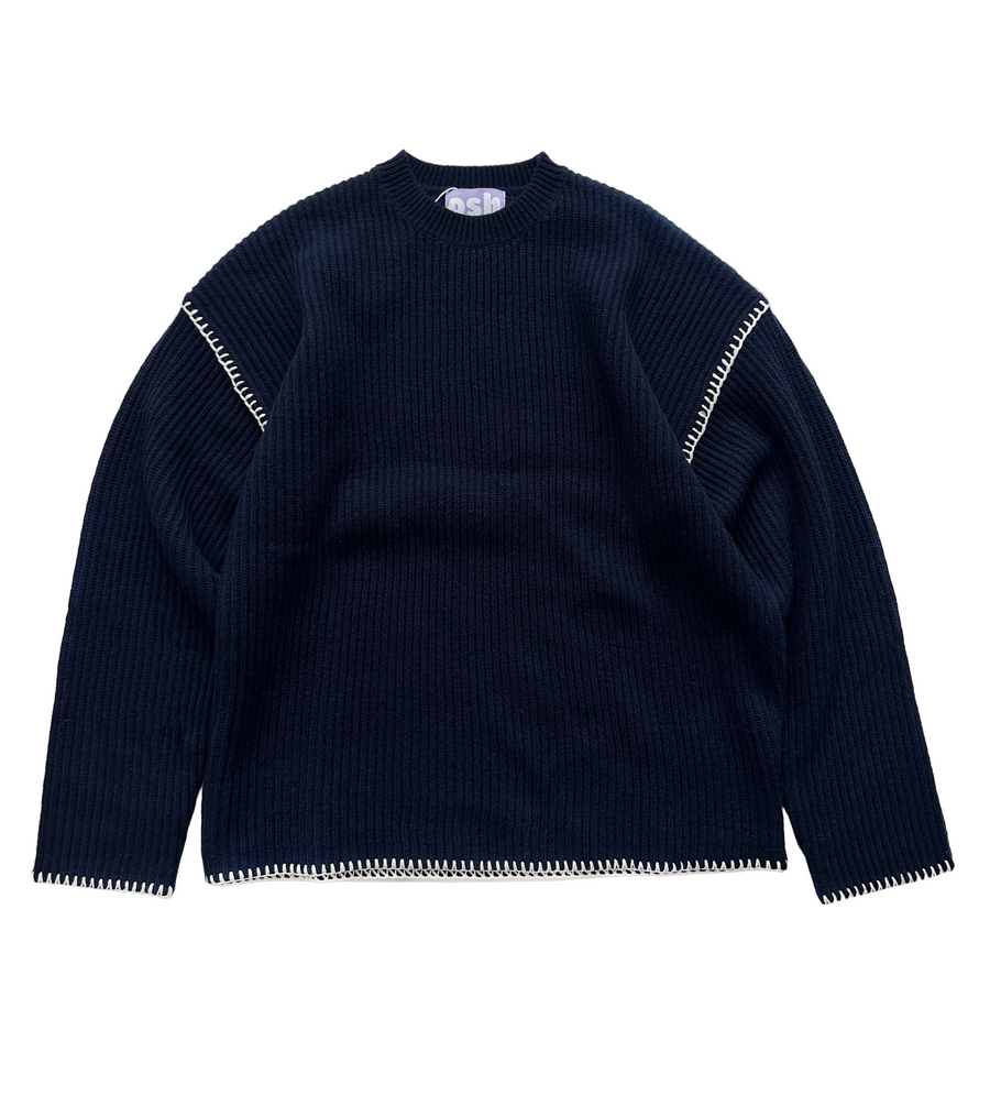 Wool Knits w/ Hand-Crafted Blanket Stitching
